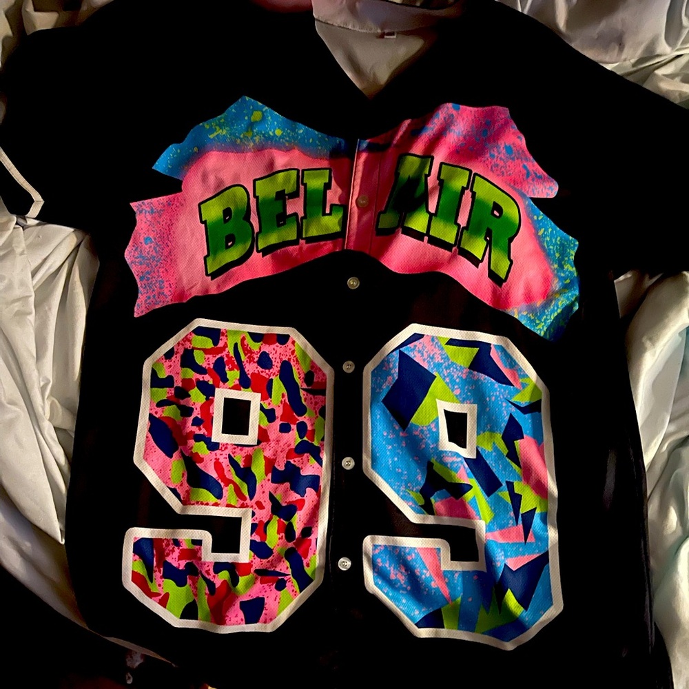 Fresh Prince Will Smith Bel-Air 99 retro throwback extra large jersey